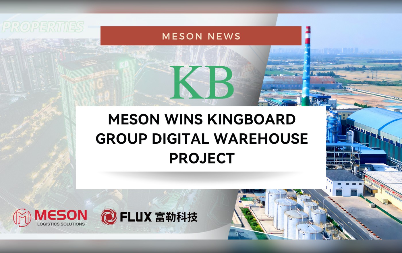 Meson wins Kingboard Group digital warehouse project